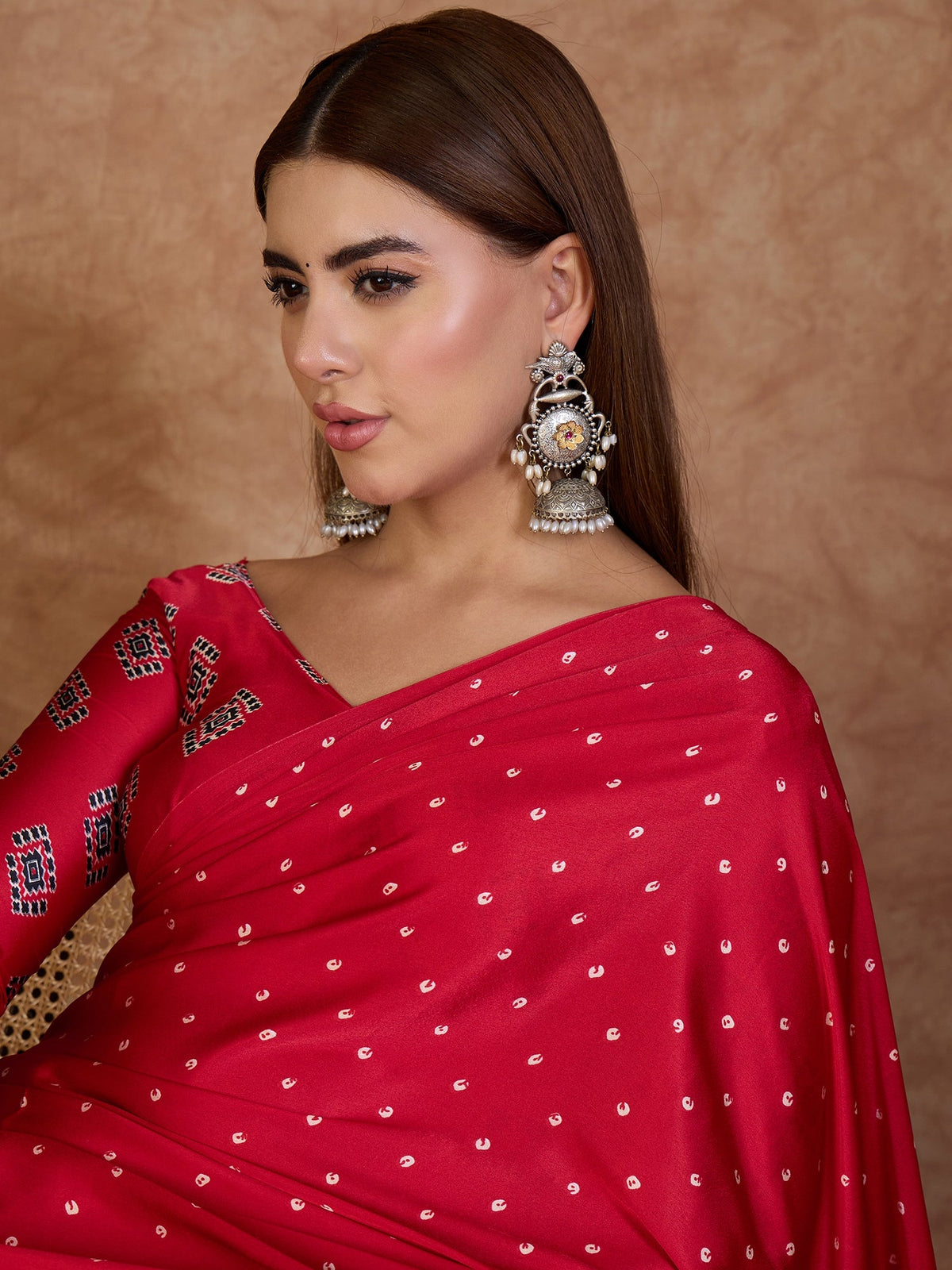 Aroshni Lightweight Semi Modal Saree for Festive Occasions ClothsVilla