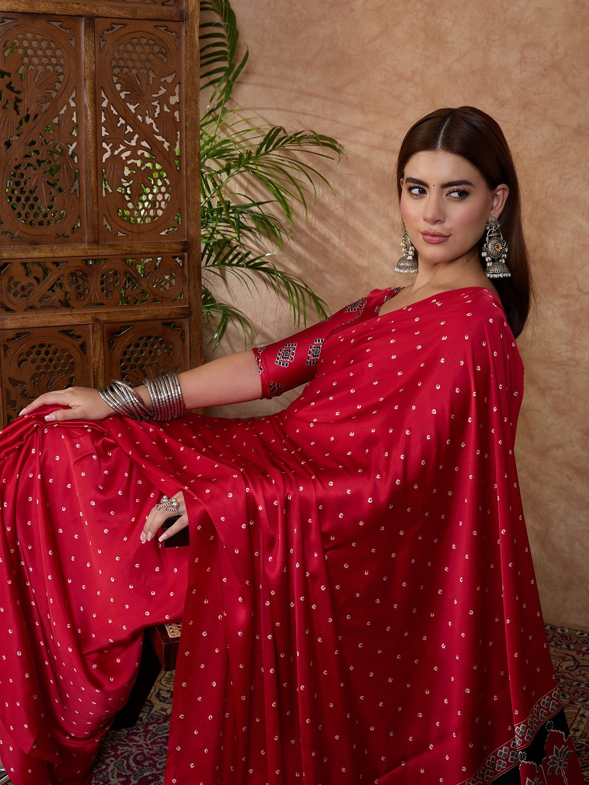 Aroshni Lightweight Semi Modal Saree for Festive Occasions ClothsVilla