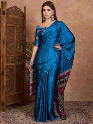 Aroshni Lightweight Semi Modal Saree for Festive Occasions ClothsVilla