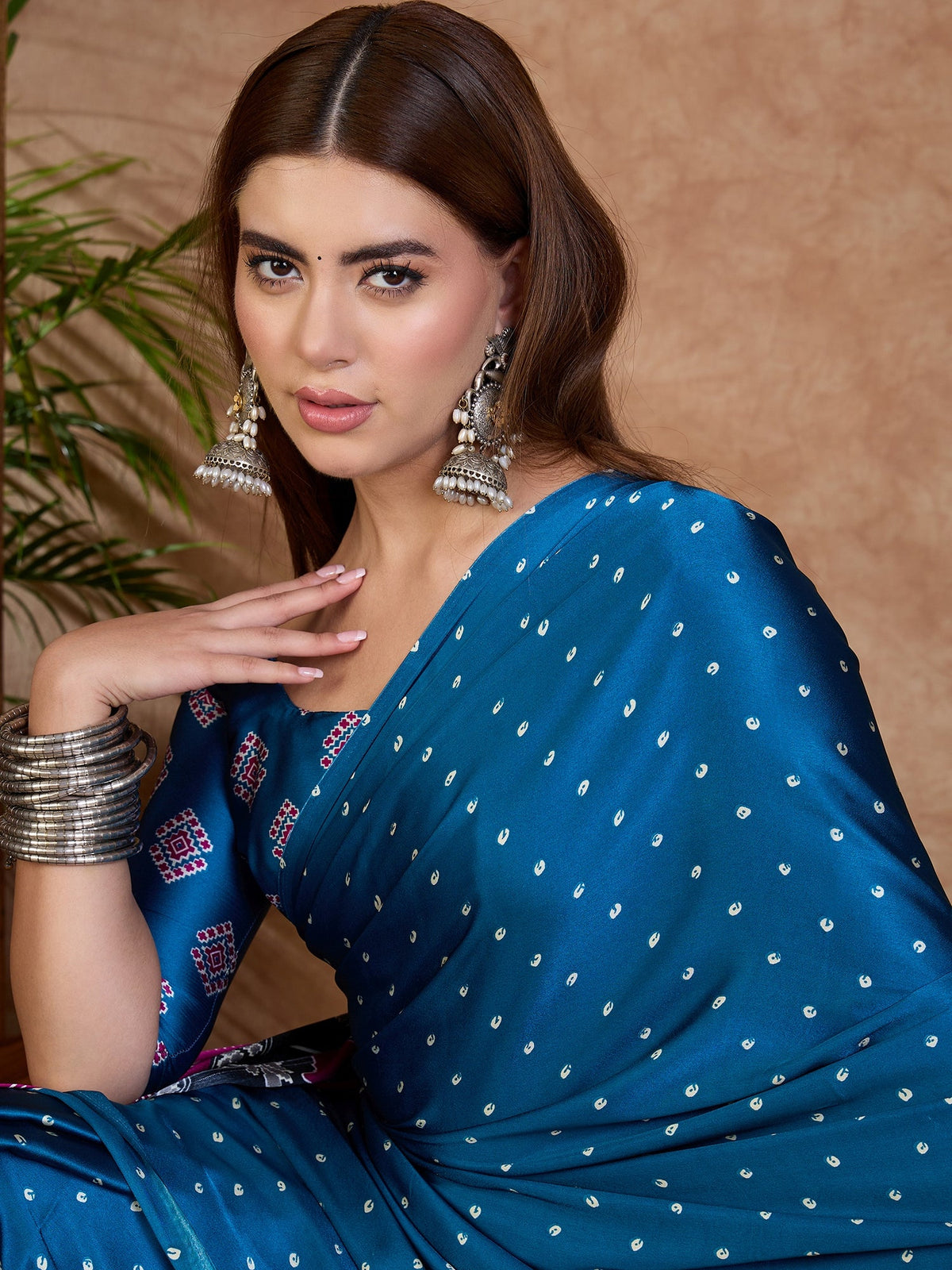 Aroshni Lightweight Semi Modal Saree for Festive Occasions ClothsVilla