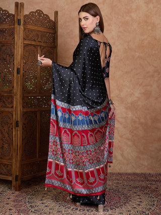 Aroshni Lightweight Semi Modal Saree for Festive Occasions ClothsVilla