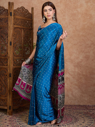 Aroshni Lightweight Semi Modal Saree for Festive Occasions ClothsVilla