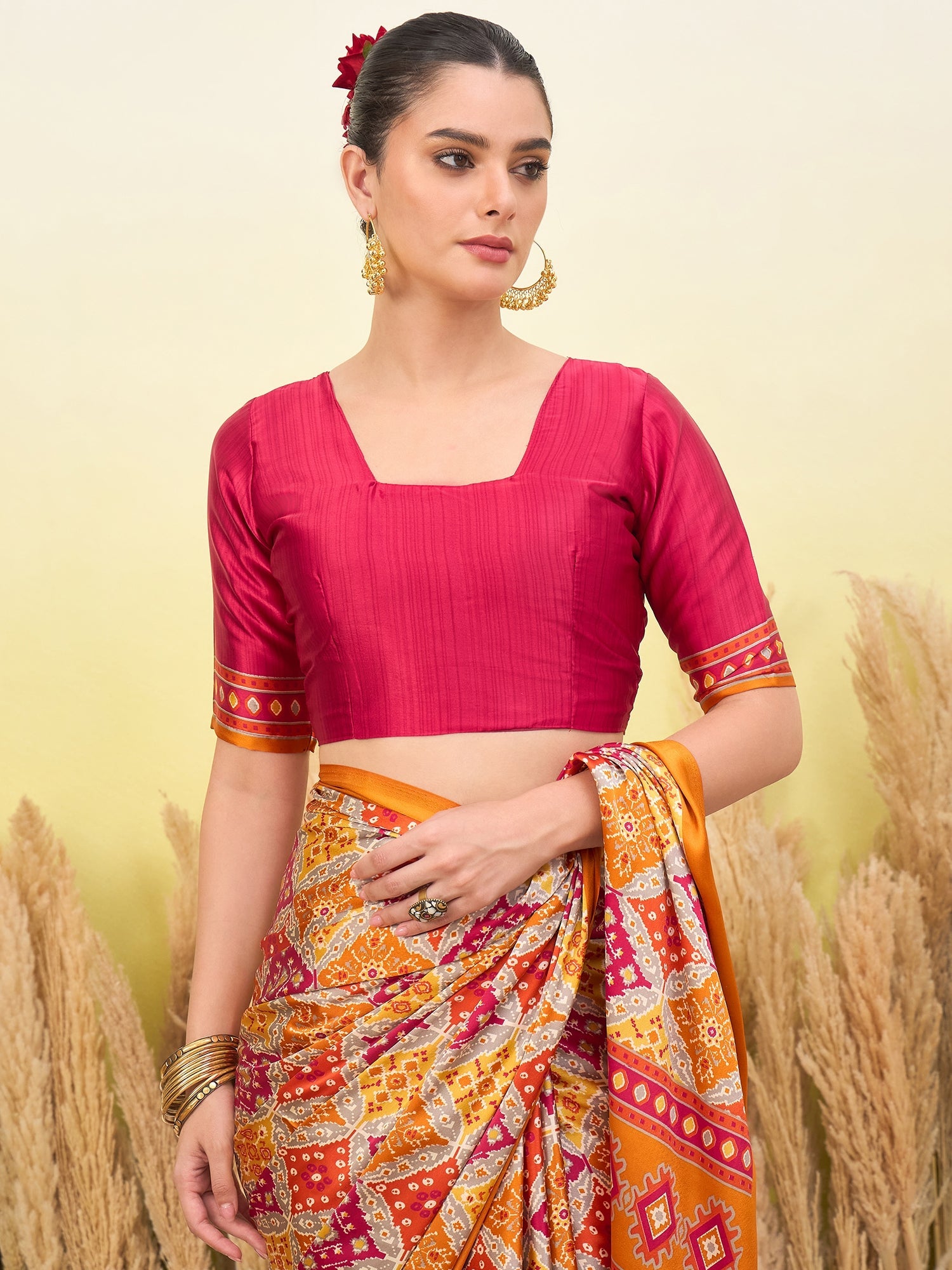 Arunika Premium Semi Modal Saree for Festive Wear ClothsVilla