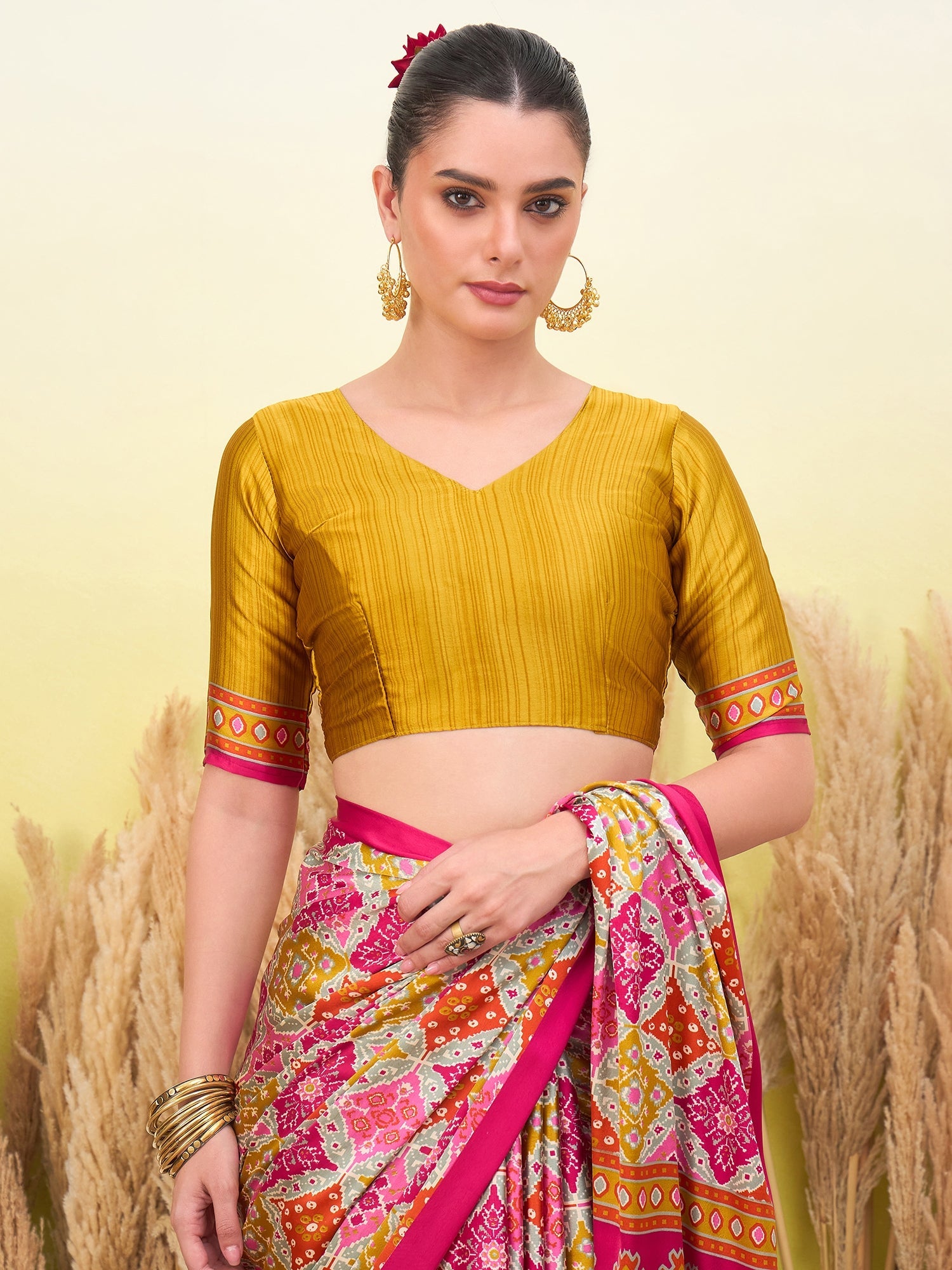 Arunika Premium Semi Modal Saree for Festive Wear ClothsVilla