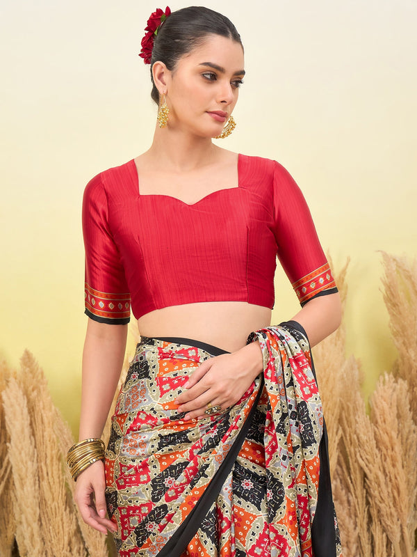Arunika Premium Semi Modal Saree for Festive Wear ClothsVilla