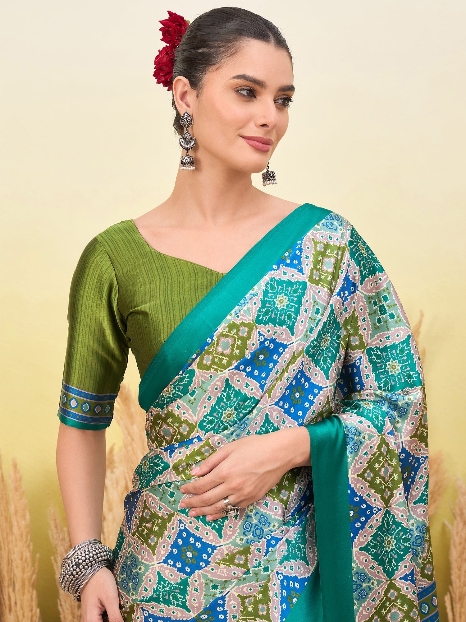 Arunika Premium Semi Modal Saree for Festive Wear ClothsVilla