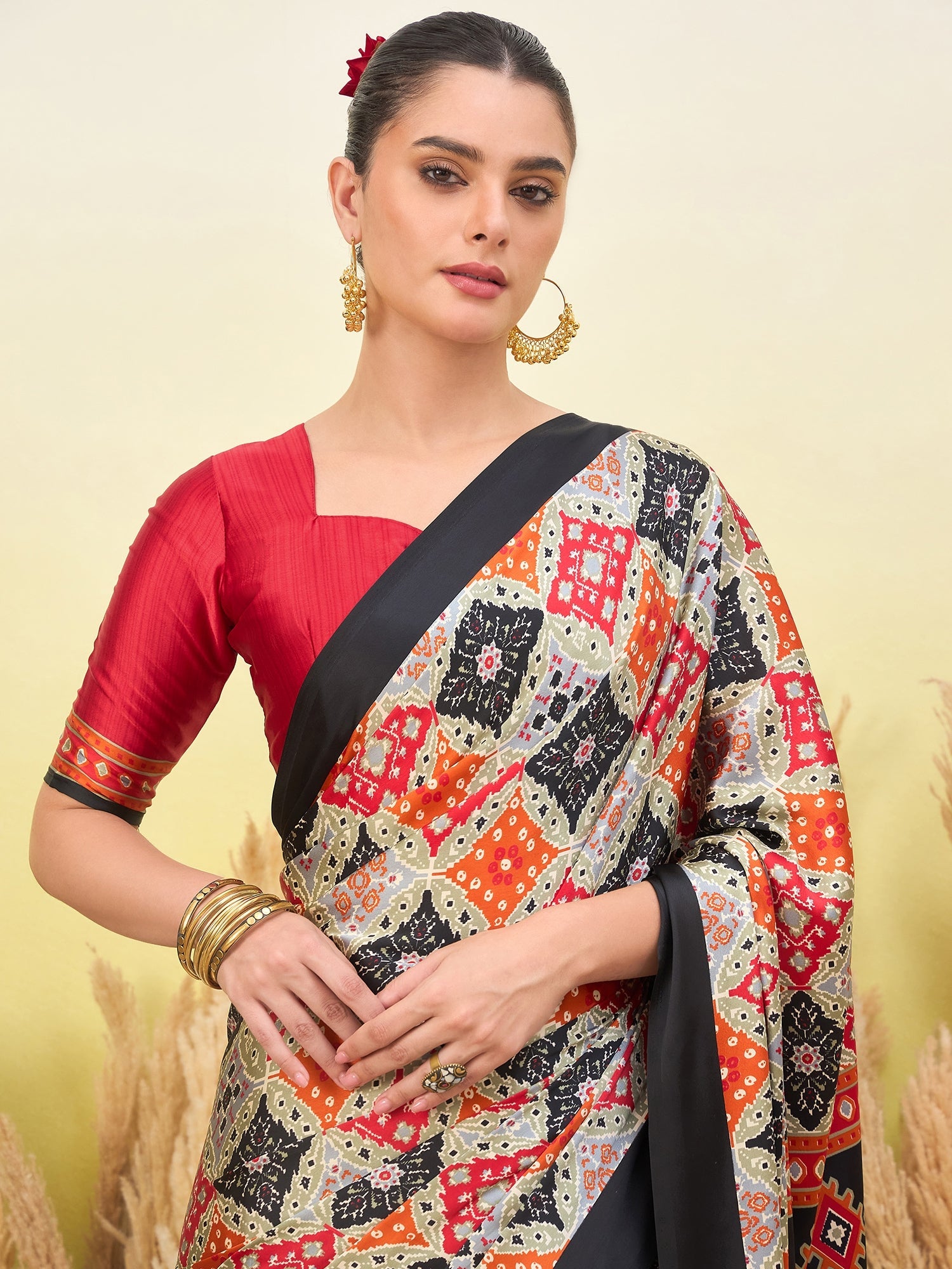 Arunika Premium Semi Modal Saree for Festive Wear ClothsVilla