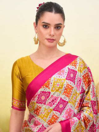 Arunika Premium Semi Modal Saree for Festive Wear ClothsVilla