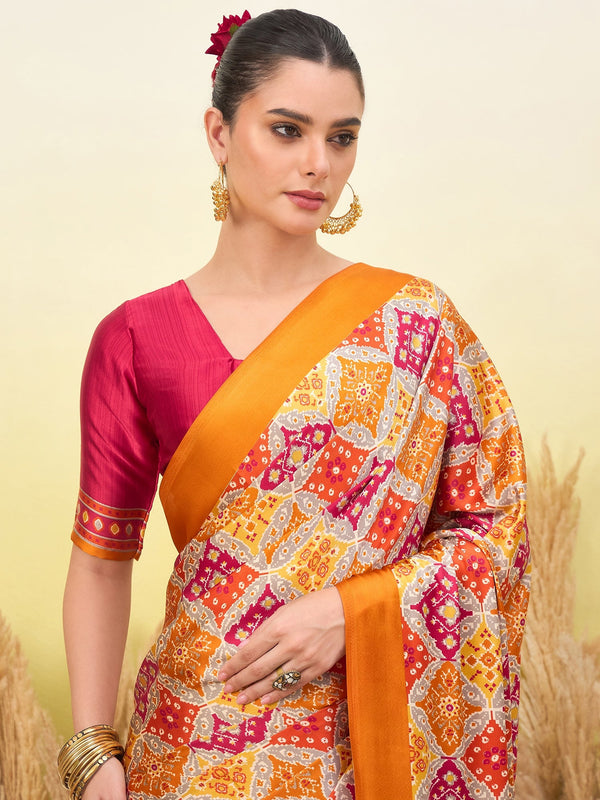 Arunika Premium Semi Modal Saree for Festive Wear ClothsVilla