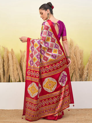 Arunika Premium Semi Modal Saree for Festive Wear ClothsVilla