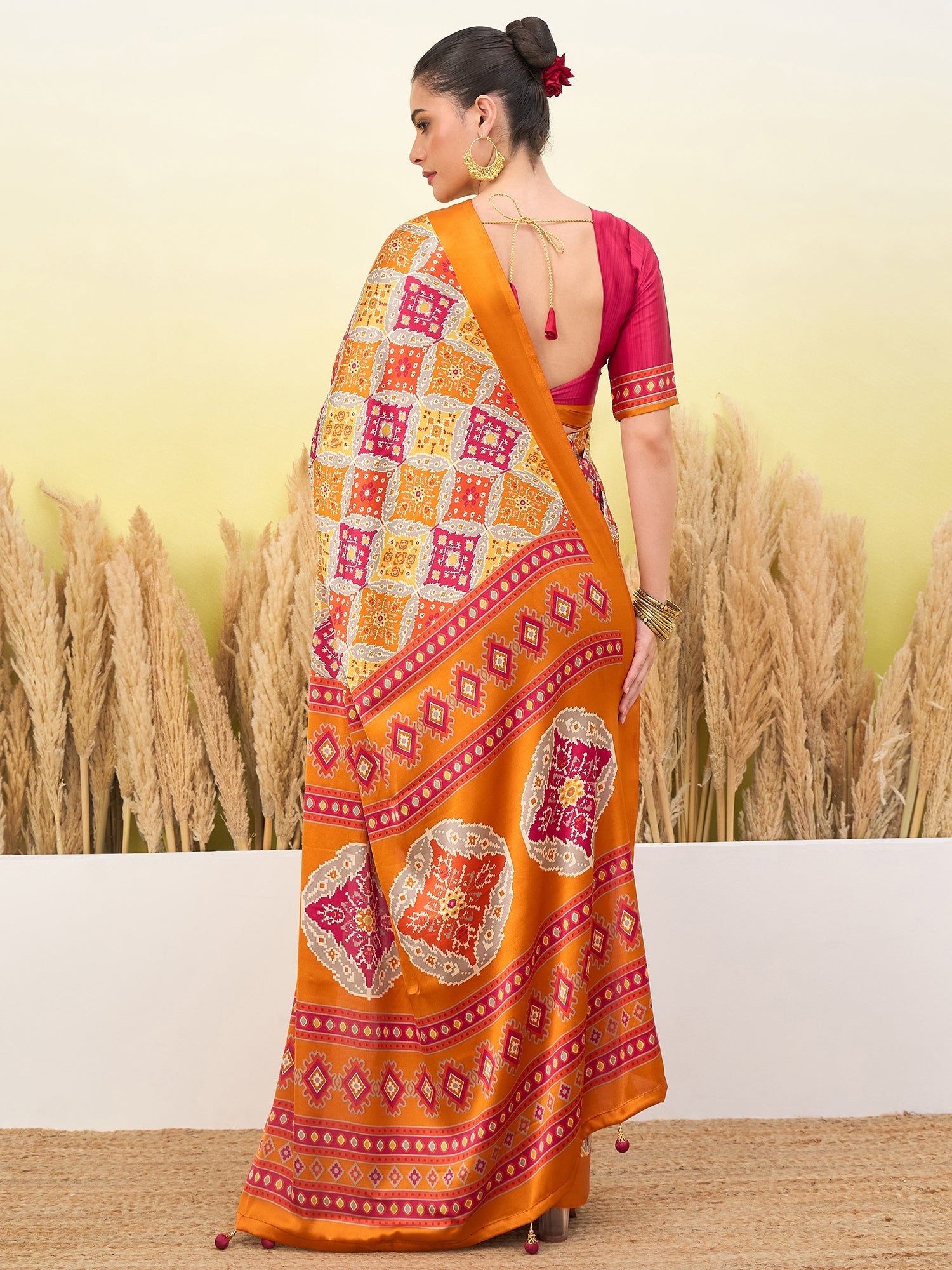 Arunika Premium Semi Modal Saree for Festive Wear ClothsVilla