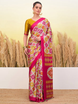 Arunika Premium Semi Modal Saree for Festive Wear ClothsVilla