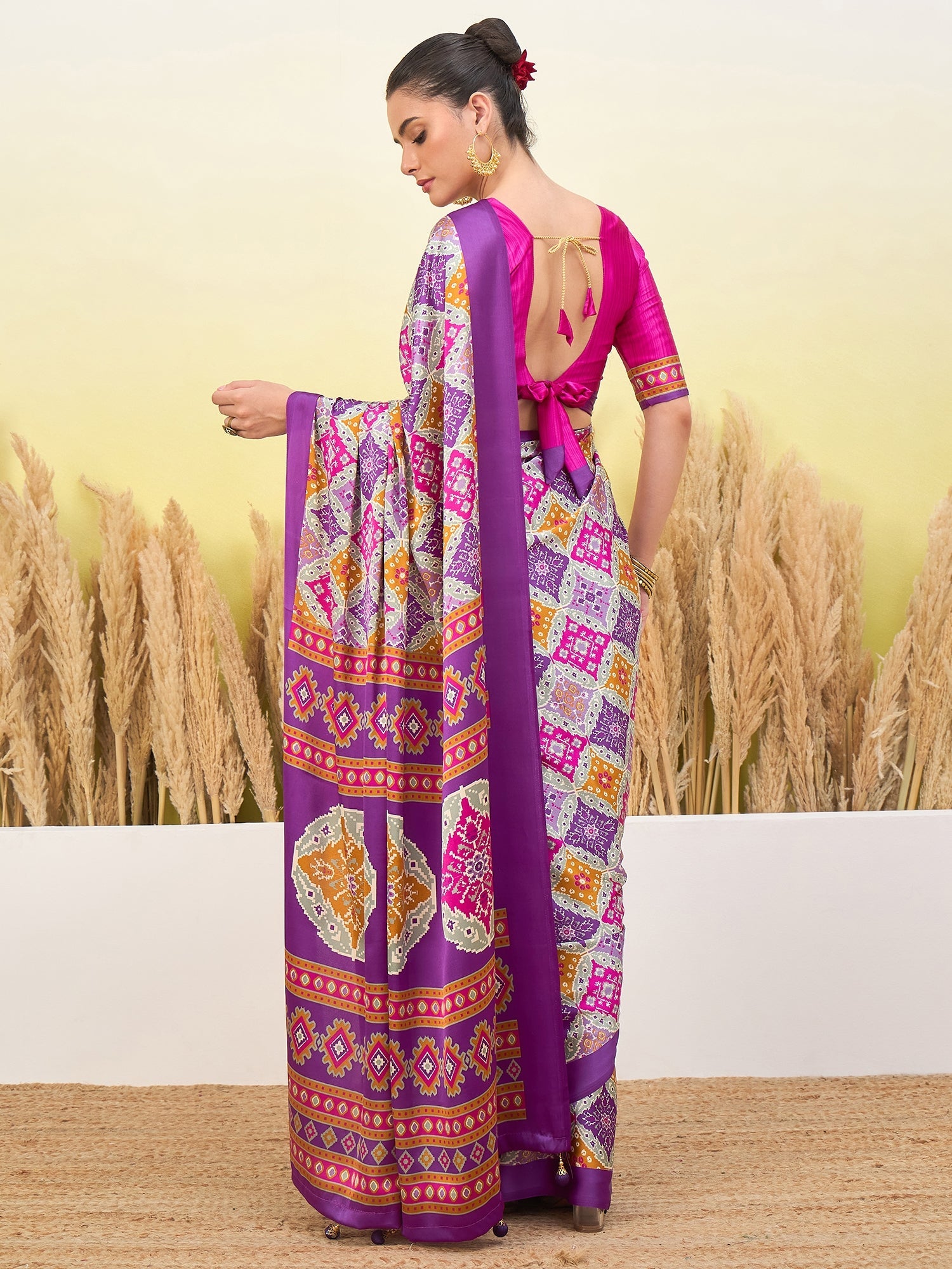 Arunika Premium Semi Modal Saree for Festive Wear ClothsVilla