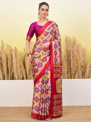 Arunika Premium Semi Modal Saree for Festive Wear ClothsVilla