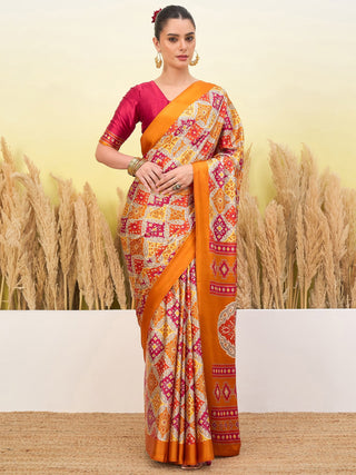 Arunika Premium Semi Modal Saree for Festive Wear ClothsVilla