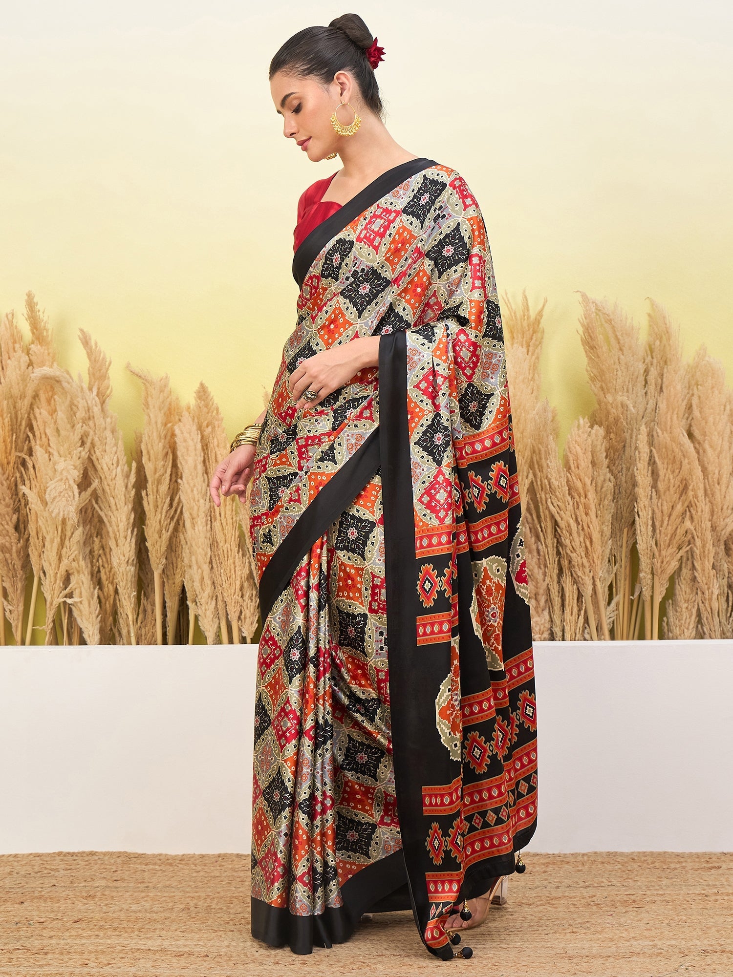 Arunika Premium Semi Modal Saree for Festive Wear ClothsVilla