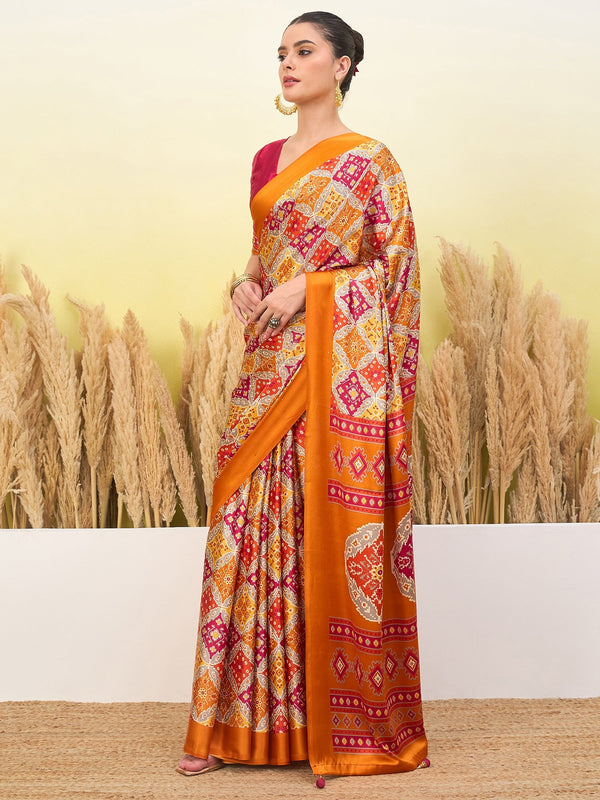 Arunika Premium Semi Modal Saree for Festive Wear ClothsVilla