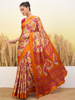 Arunika Premium Semi Modal Saree for Festive Wear ClothsVilla