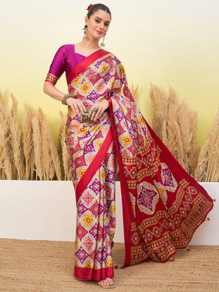 Arunika Premium Semi Modal Saree for Festive Wear ClothsVilla