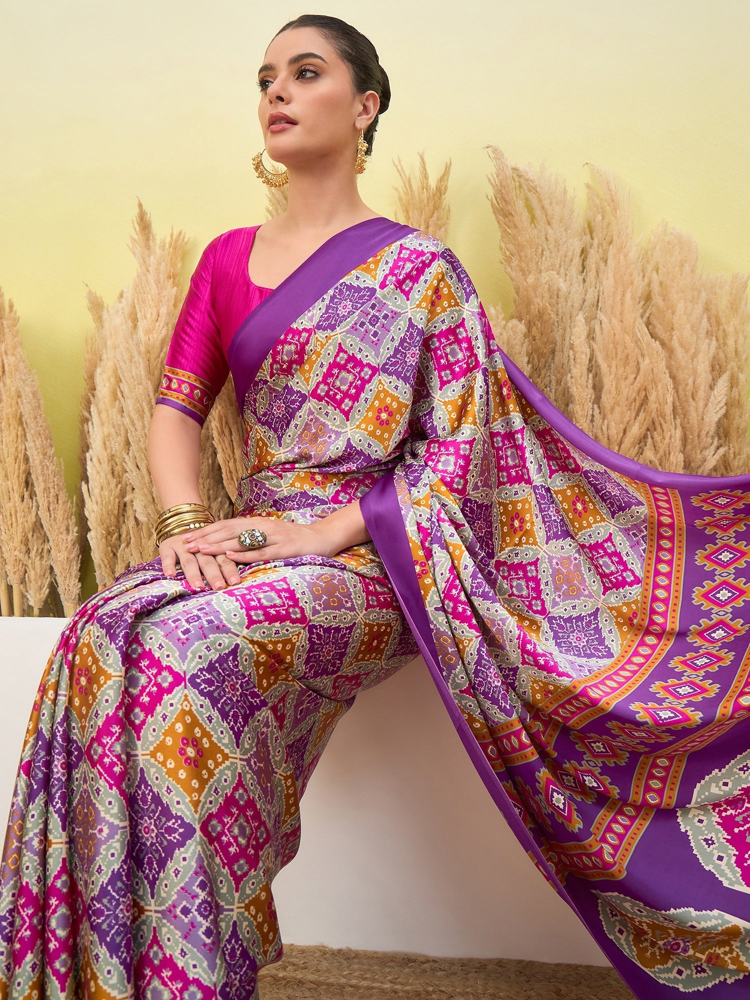 Arunika Premium Semi Modal Saree for Festive Wear ClothsVilla