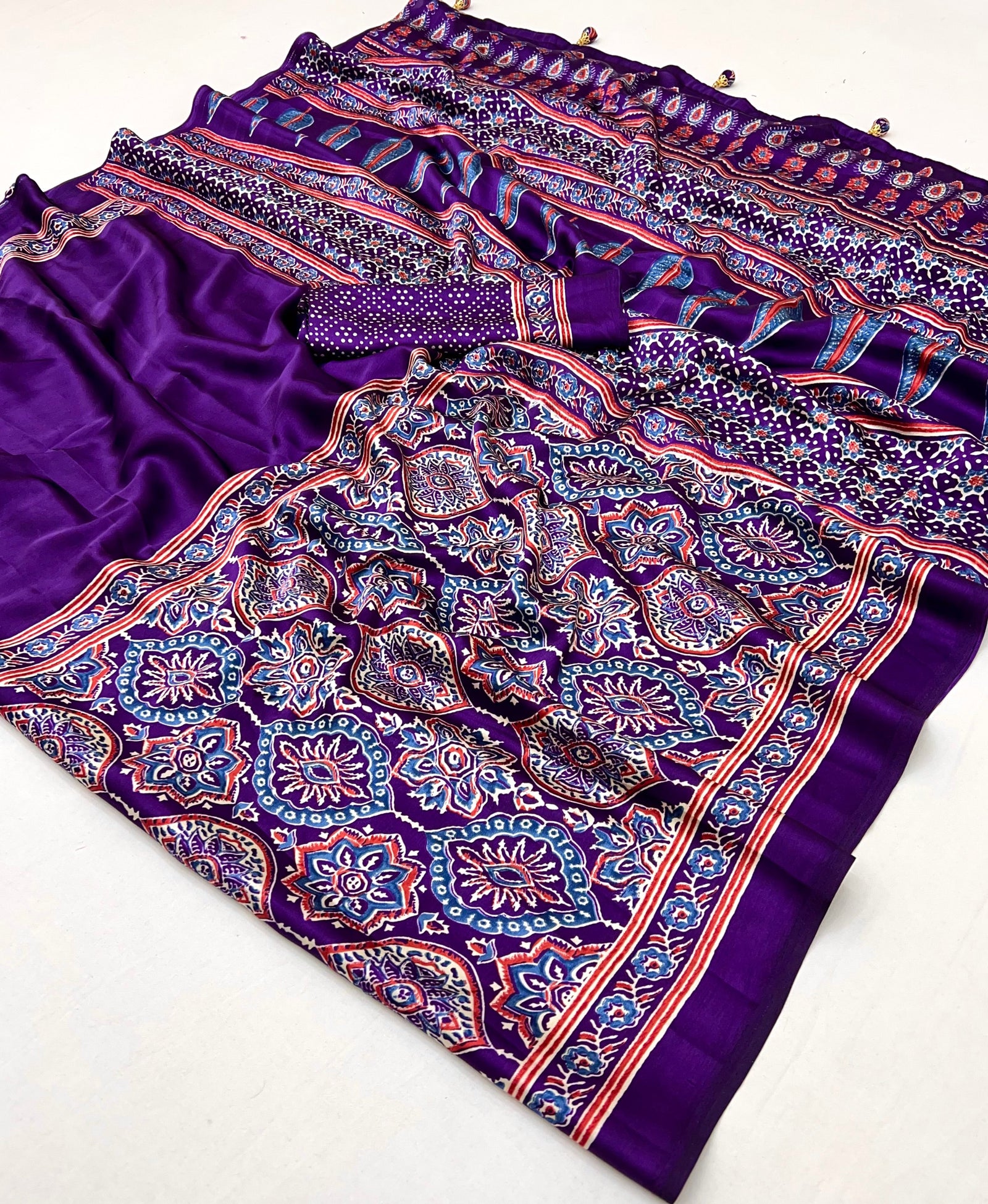 Avyanna Soft Drape Semi Modal Saree for Party Wear ClothsVilla