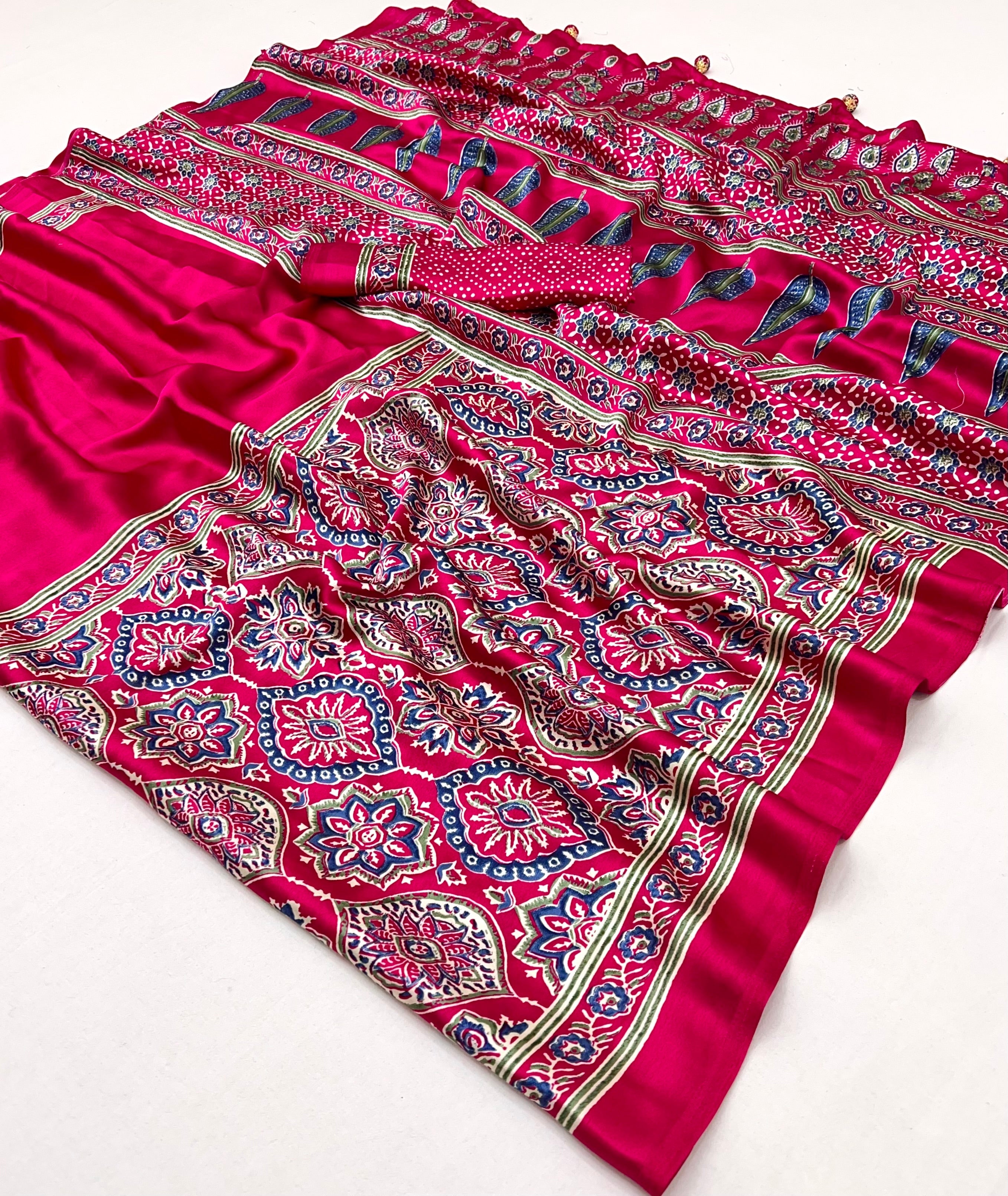 Avyanna Soft Drape Semi Modal Saree for Party Wear ClothsVilla