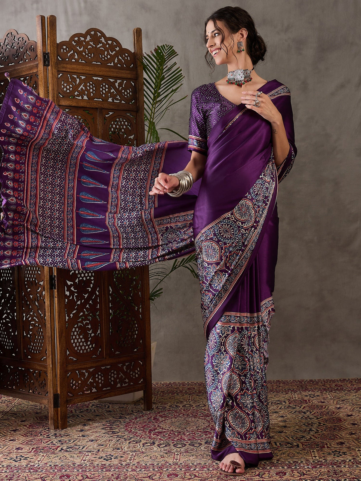 Avyanna Soft Drape Semi Modal Saree for Party Wear ClothsVilla