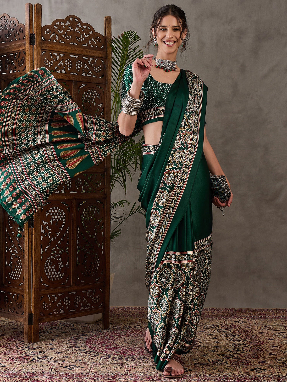 Avyanna Soft Drape Semi Modal Saree for Party Wear ClothsVilla