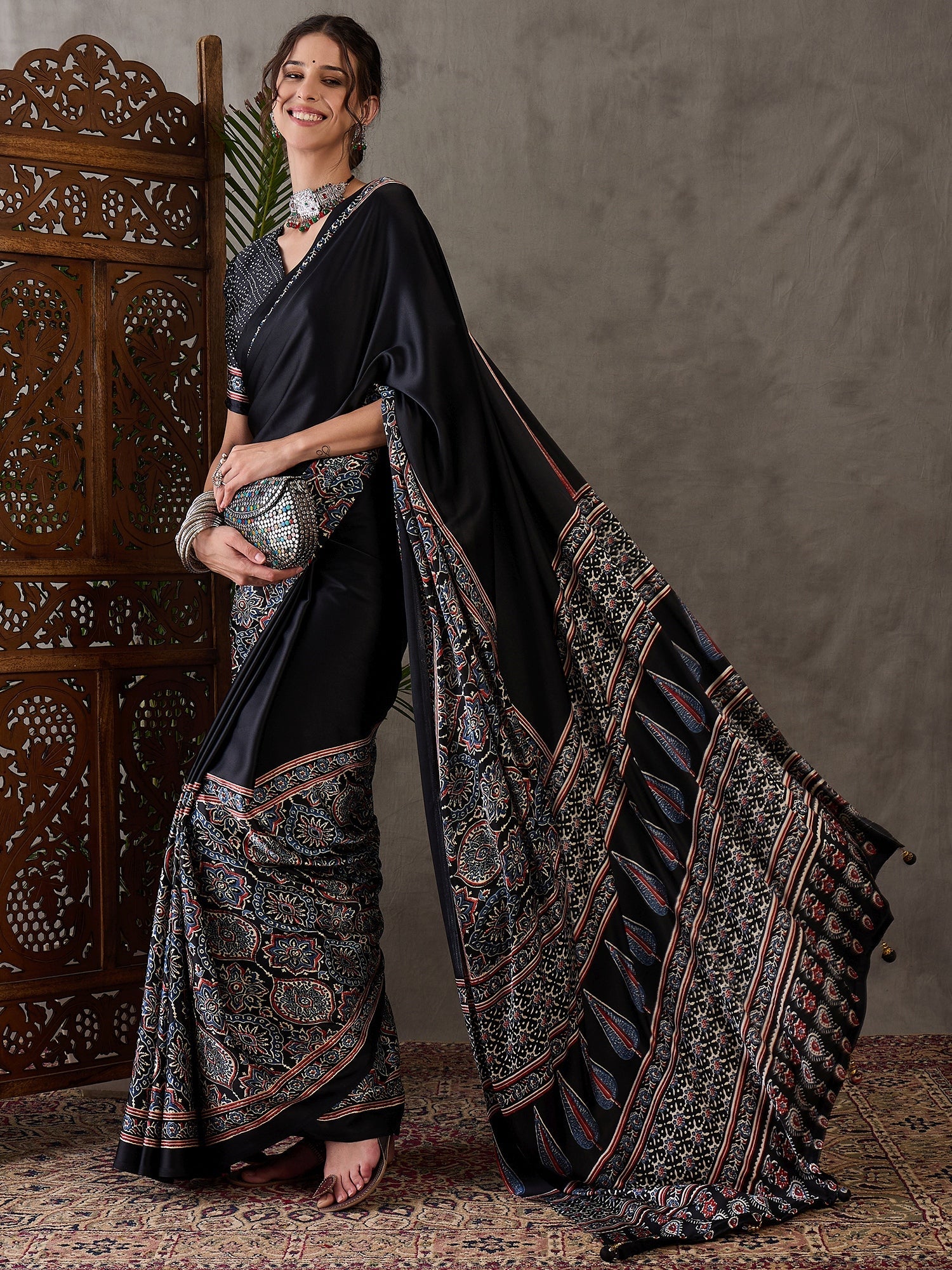 Avyanna Soft Drape Semi Modal Saree for Party Wear ClothsVilla
