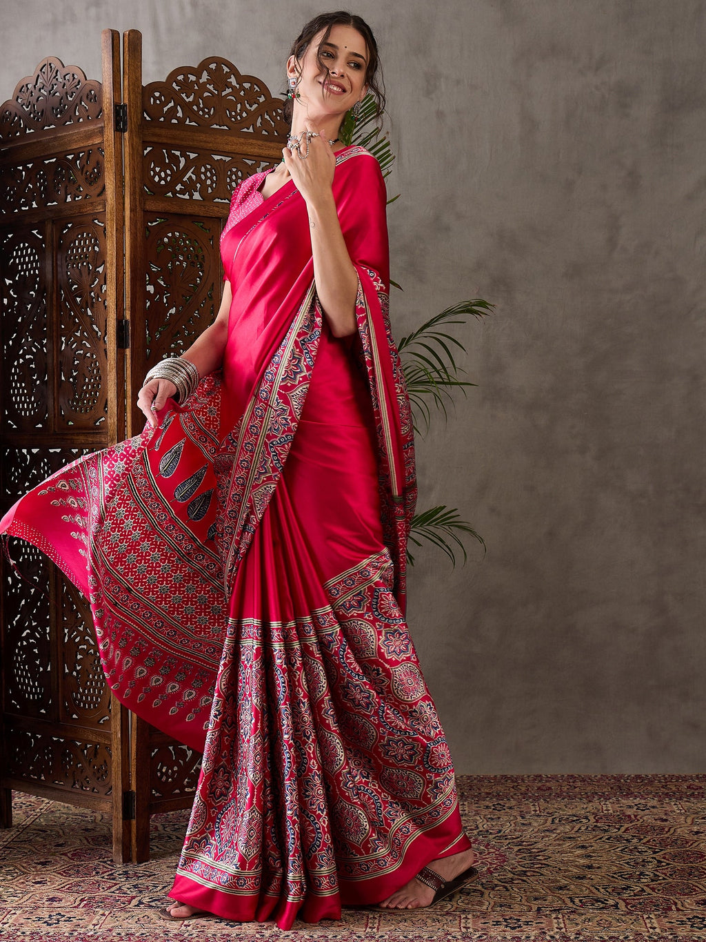 Avyanna Soft Drape Semi Modal Saree for Party Wear ClothsVilla