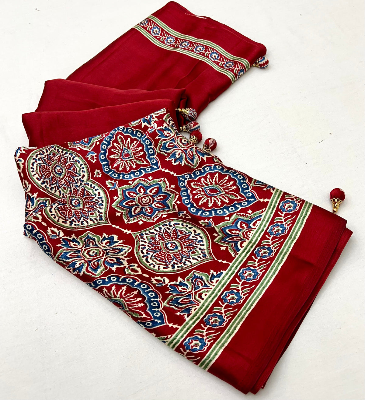 Avyanna Soft Drape Semi Modal Saree for Party Wear ClothsVilla