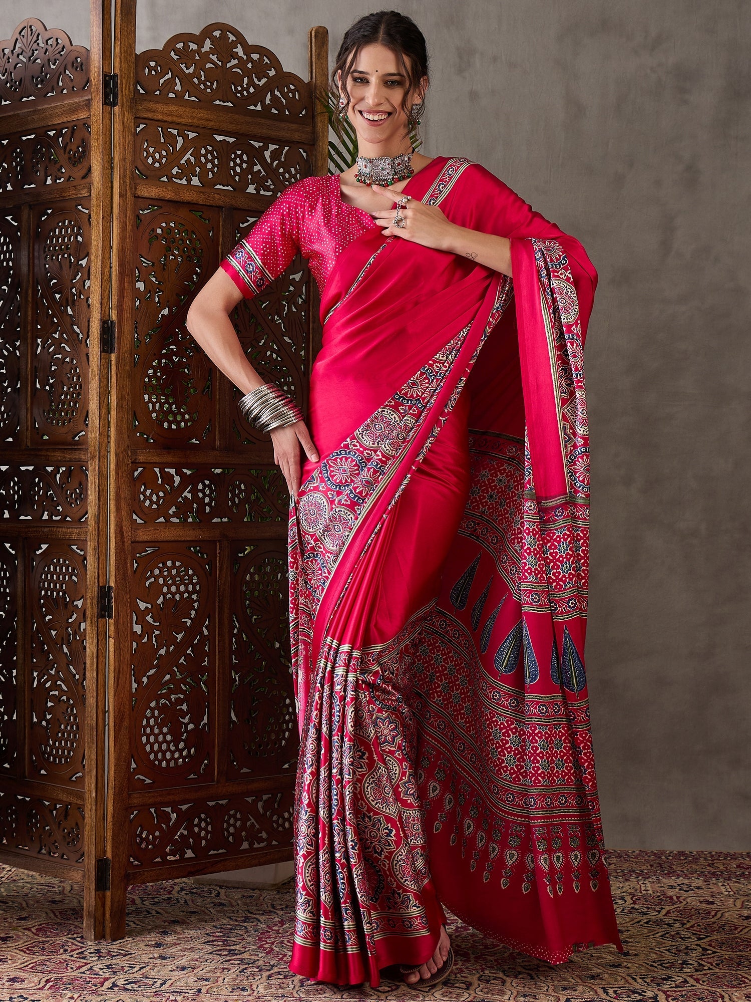 Avyanna Soft Drape Semi Modal Saree for Party Wear ClothsVilla