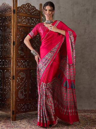 Avyanna Soft Drape Semi Modal Saree for Party Wear ClothsVilla