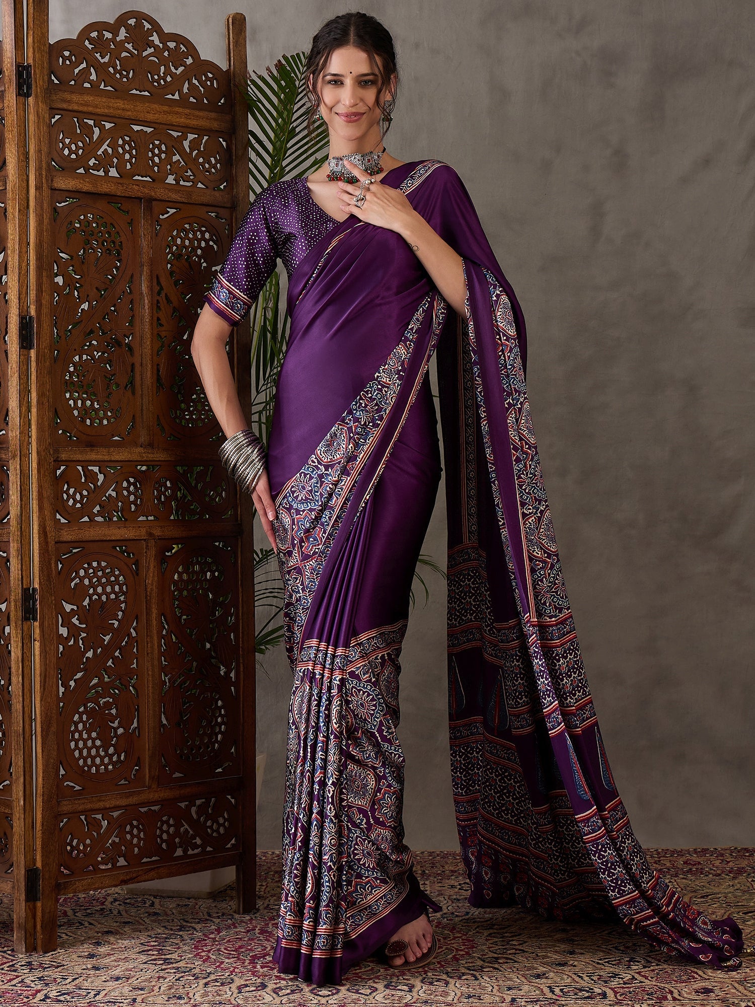 Avyanna Soft Drape Semi Modal Saree for Party Wear ClothsVilla