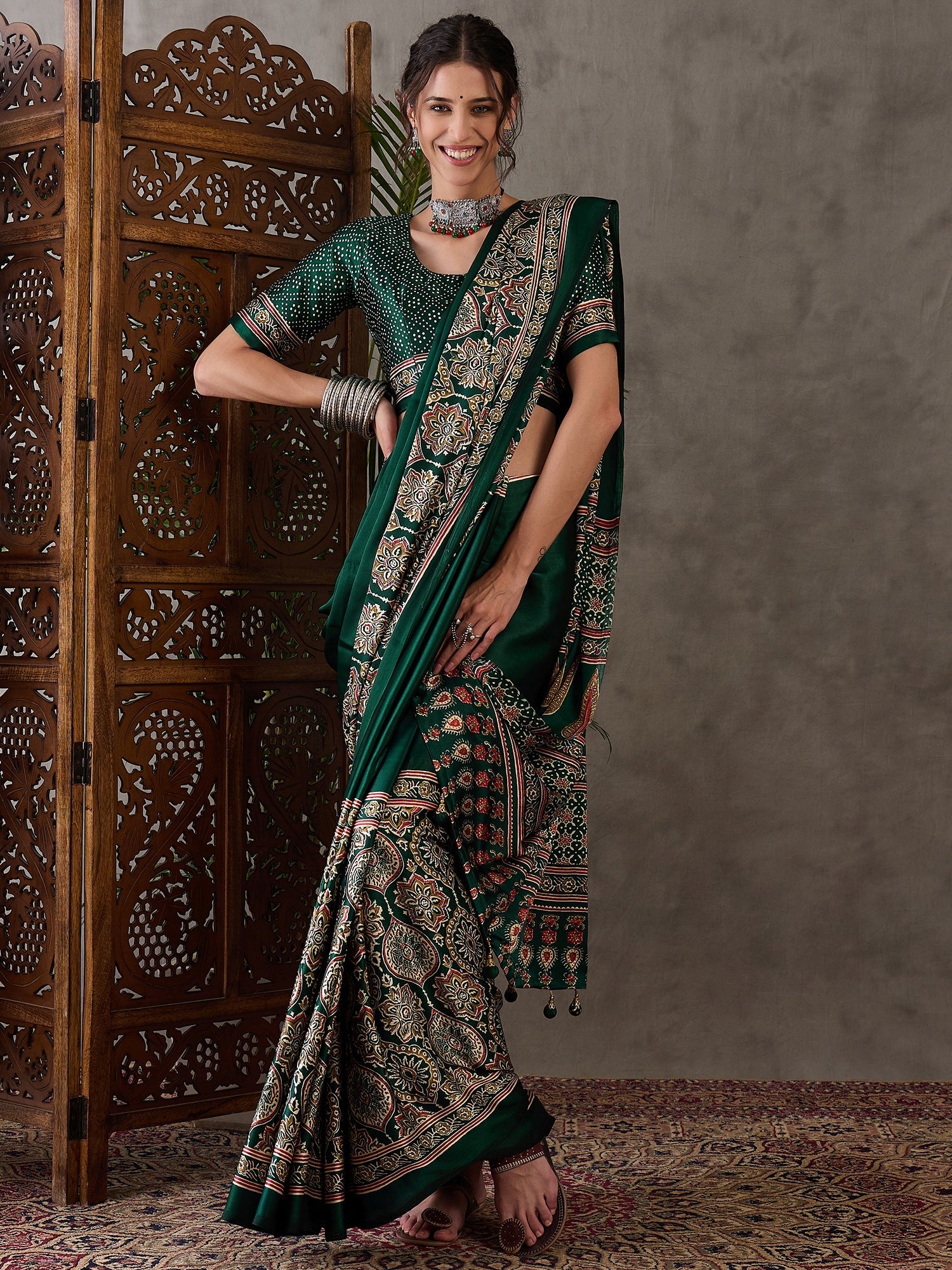 Avyanna Soft Drape Semi Modal Saree for Party Wear ClothsVilla