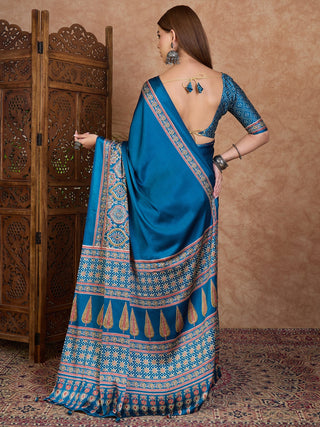 Avyanna Soft Drape Semi Modal Saree for Party Wear ClothsVilla