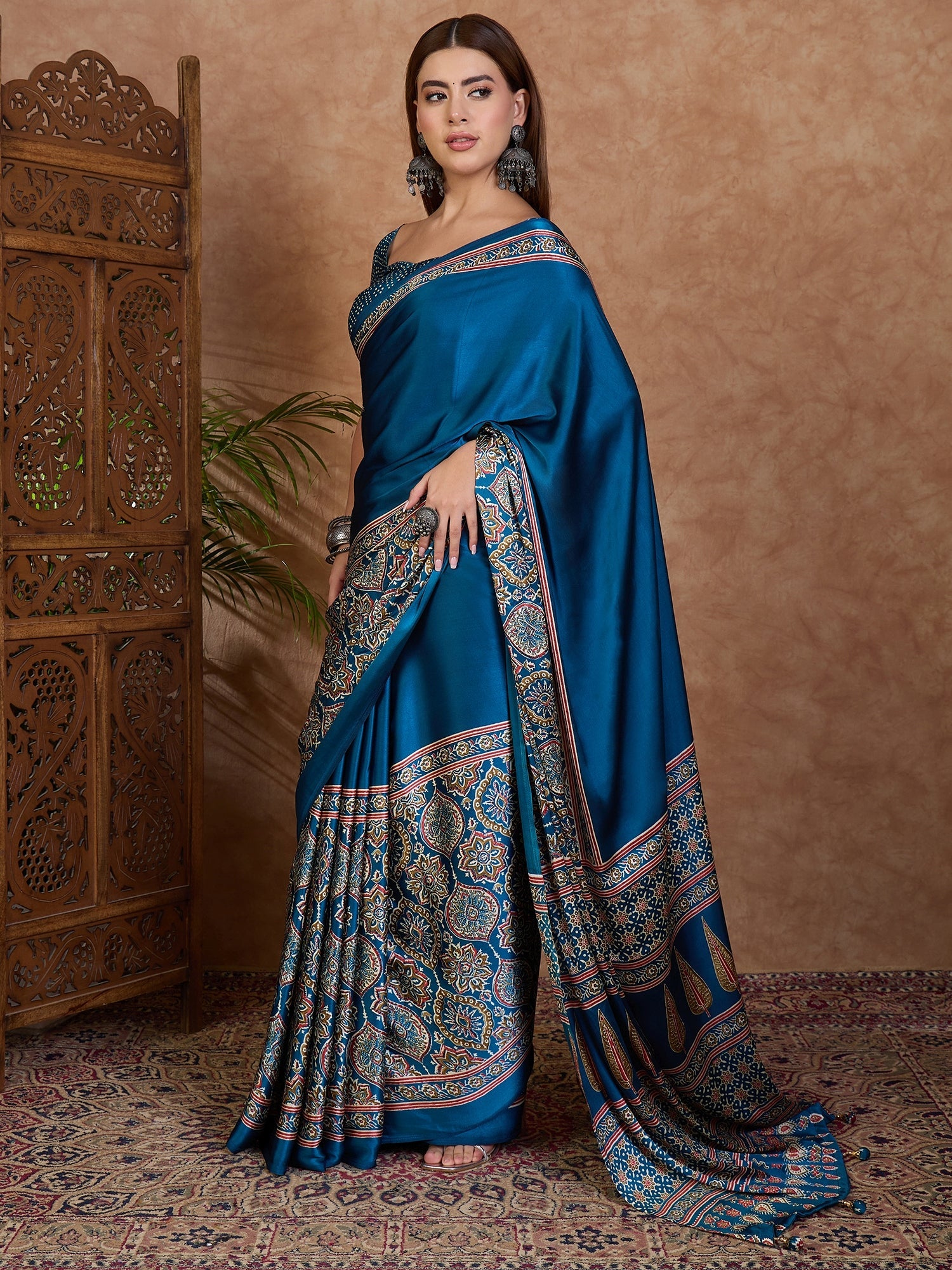 Avyanna Soft Drape Semi Modal Saree for Party Wear ClothsVilla