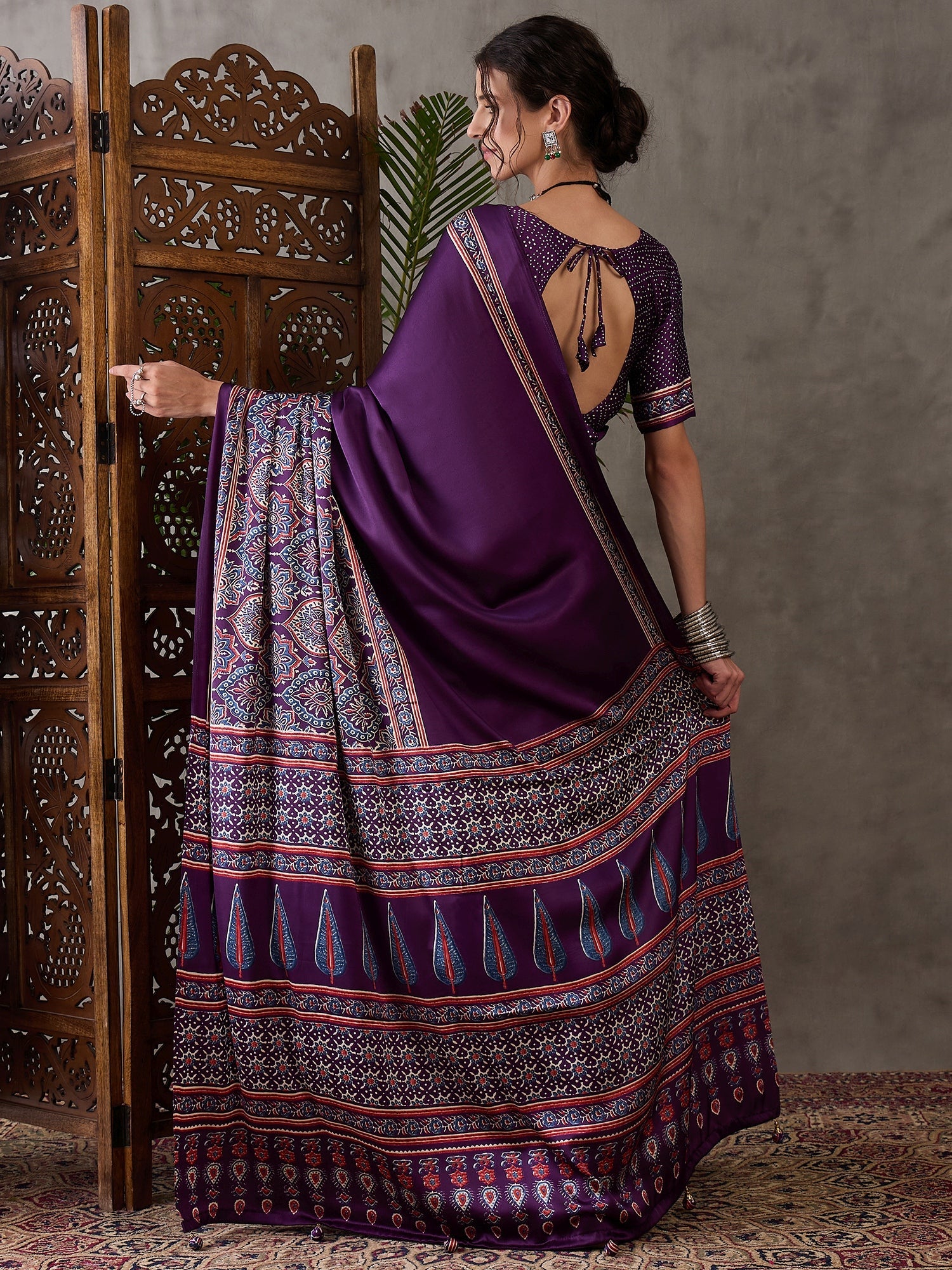 Avyanna Soft Drape Semi Modal Saree for Party Wear ClothsVilla