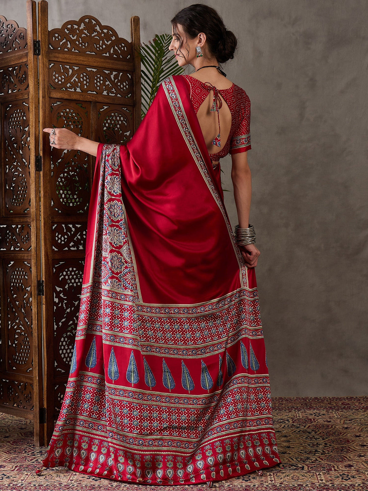 Avyanna Soft Drape Semi Modal Saree for Party Wear ClothsVilla