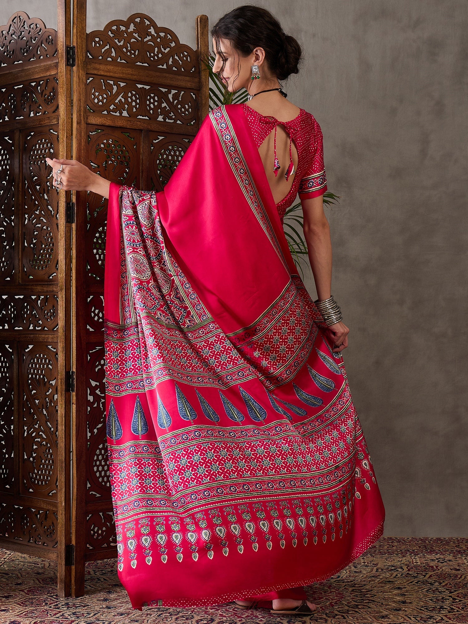 Avyanna Soft Drape Semi Modal Saree for Party Wear ClothsVilla