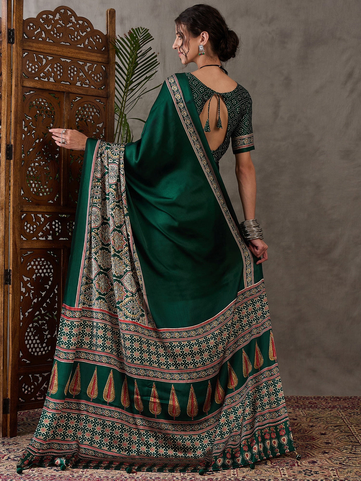 Avyanna Soft Drape Semi Modal Saree for Party Wear ClothsVilla