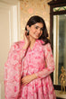 Load image into Gallery viewer, Baby Pink Graceful Printed Three-Piece Anarkali Suit ClothsVilla