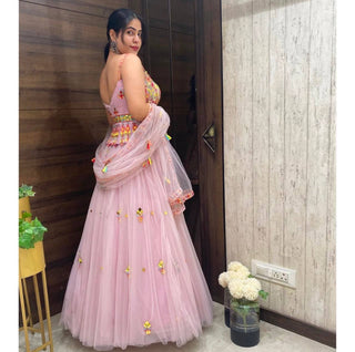 Baby Pink Redefine Grace This Wedding Season with Our Exquisite Lehenga Set ClothsVilla
