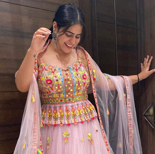 Baby Pink Redefine Grace This Wedding Season with Our Exquisite Lehenga Set ClothsVilla