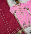 Load image into Gallery viewer, Baby Pink Silk Sharara Suit with Lace Work ClothsVilla