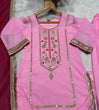Load image into Gallery viewer, Baby Pink Silk Sharara Suit with Lace Work ClothsVilla