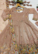 Load image into Gallery viewer, Beige Embroidered Gown Sharara Set ClothsVilla