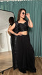 Load image into Gallery viewer, Black Chic &amp; Trendy – Stylish Indo-Western Set ClothsVilla