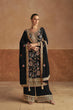 Load image into Gallery viewer, Black Chinon Embroidered Suit Set with Dupatta ClothsVilla