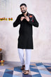 Load image into Gallery viewer, Black Color Rayon Navratri Special Men's Wear Kurta Collection Clothsvilla